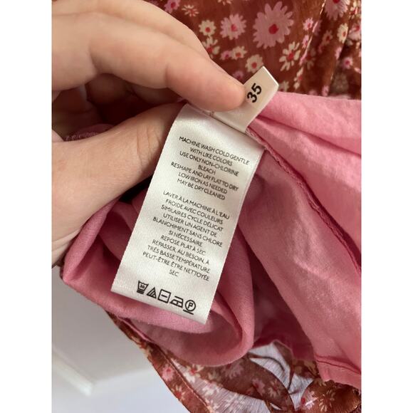 Free People Tessa Ruched Floral Mini Dress - Picture 7 of 9